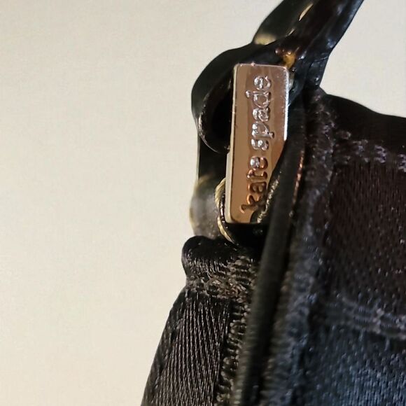 Kate Spade Rare Zoe Dot NOEL Black Shoulder Bag Vintage Y2K Like New - Picture 3 of 9